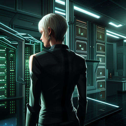 Basic Elf gazes at the sleek, glistening Parallaxis brand vault. Its digital display showcases complex encryption codes. Impenetrable and secure, it demands advanced hacking skills or the correct passcode.