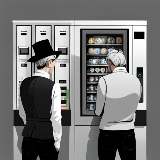 Basic Elf looks disappointed as they stare at the empty vending machine, hoping for pita and tzatziki. They consider other options. 
