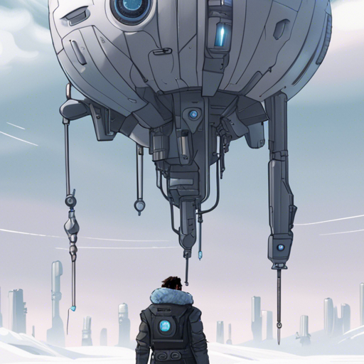 Wrewdison stands in an endless white expanse, looking around for someone named Ben. The object forge sits nearby, ready to create supplies. The sky is clear, and the air is still.