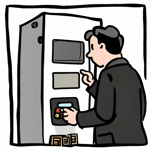 Fredrick sees a vending machine with a digital touch screen interface. It can produce anything in the known universe for a quarter, but it emits a terrible fart smell when it does.
