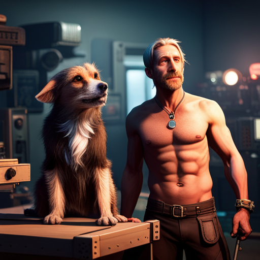 In the photo, Mr Whiskers sees Mechanic, a shirtless man with leather pants and six facial piercings, grinning while scratching his chin. Mechanic offers to help build a wasteland vehicle or offer tools, but needs databricks for a special project. A crusty buzzard and several other characters, including Pangolin, Zeb, Stardeath, and Ralph the small dog, are nearby.