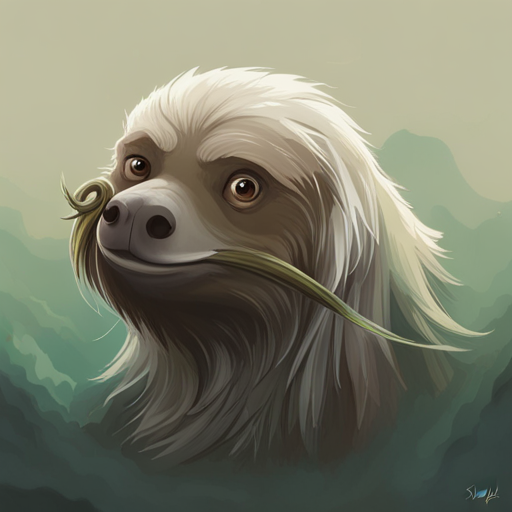 Squack playfully boops the Mermislotha's sloth-like snout, creating a moment of connection and camaraderie between the unlikely companions.
