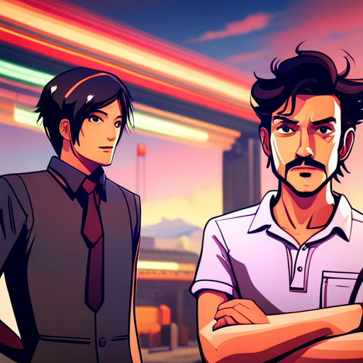 A monitor displays snippets of police chatter. controlfreak sees a dark-haired suspect on the loose, while a mustached falafel guy stands by his food cart.