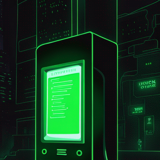 The neon green text on the payphone screen glows against the darkness. The options tempt b with promises of information and opportunities. The Underweb option catches b's eye, aligning with their quest to join the underground hacking collective. It's decision time.