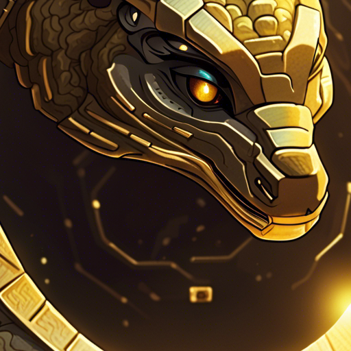 Zeb's focus is on the small golden amulet with a snake-shaped design. It emits a faint magical aura. The amulet glimmers in the sunlight, casting a soft glow on Zeb's face. The intricate details of the snake's scales and the smoothness of the golden metal are visible. The amulet seems to hold a mysterious power, captivating Zeb's attention. The background shows the Foothills, with rolling hills and a clear blue sky. The time of day is mid-afternoon, and the weather is warm and sunny.