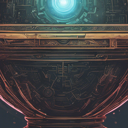 The ancient orb, intricately carved and softly glowing, sits on a pedestal. Its mysterious aura captivates Agent Cooper, hinting at great power and potential. The orb's purpose remains unknown, shrouded in enigmatic allure.