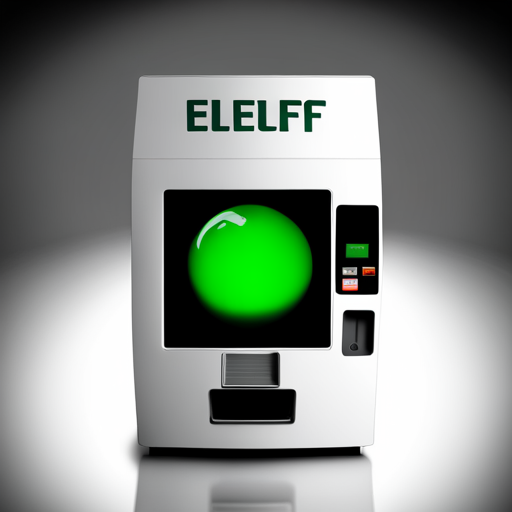 Basic Elf sees a glowing green orb emitting a pulsating energy field in the vending machine. The air around them ripples and they feel a tingling sensation.
